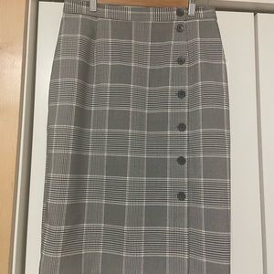 H&M Plaid Pencil Skirt - Size 10